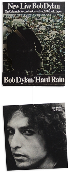 Bob Dylan Rare Promotional Advertising for Hard Rain